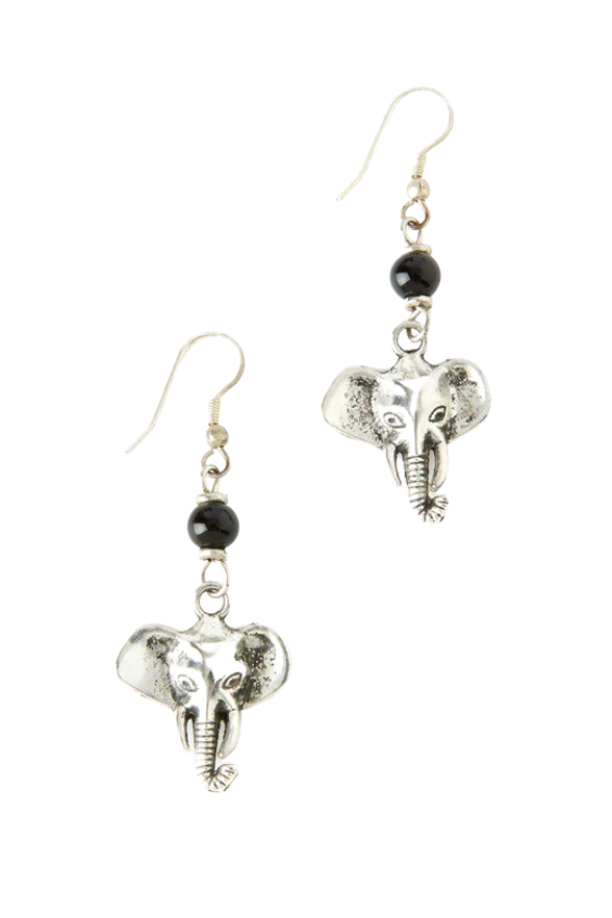 Kenyan Tusker Elephant Earrings