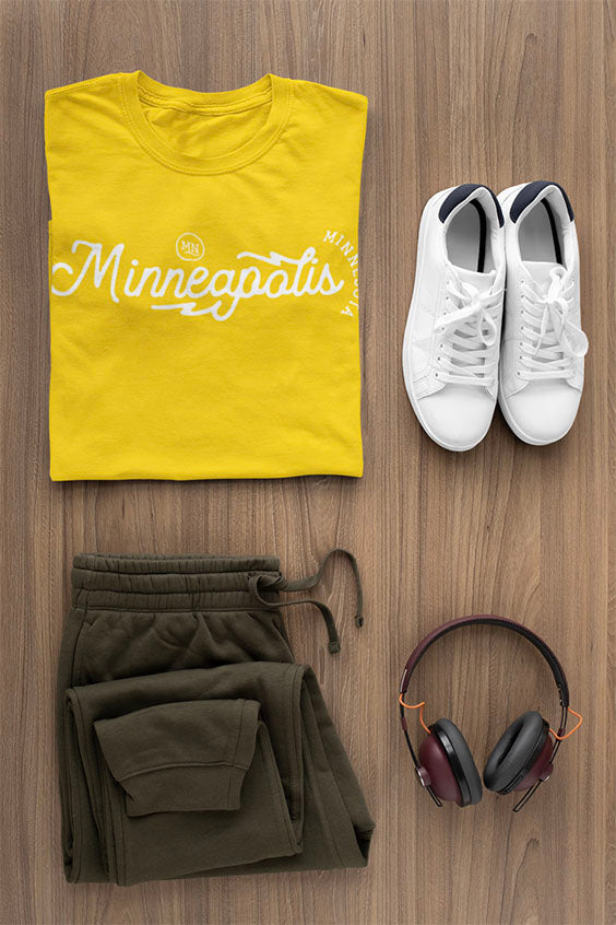 Camiseta oversize con estampado universitario de Minneapolis